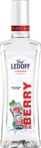 Водка GRAF LEDOFF ICE BERRY особая 40%, 0.5л