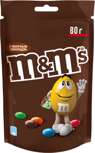 Драже M&M'S Шоколад, 80г, детальное фото