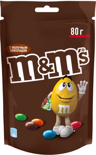 Драже M&M'S Шоколад, 80г, детальное фото