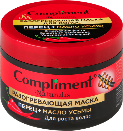 Маска для волос COMPLIMENT Naturalis Перец и масло усьмы, 500мл, фото