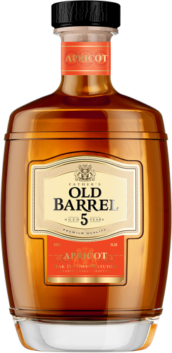 Аперитив FATHER'S OLD BARREL Apricot 35%, 0.5л, фотография