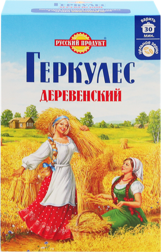 Геркулес РУССКИЙ ПРОДУКТ Деревенский, 500г, детальное фото