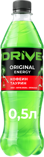 Напиток энергетический DRIVE ME Оригинальный газированный, 0.5л, детальное фото