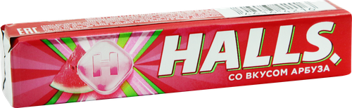 Карамель леденцовая HALLS со вкусом арбуза, 25г, картинка
