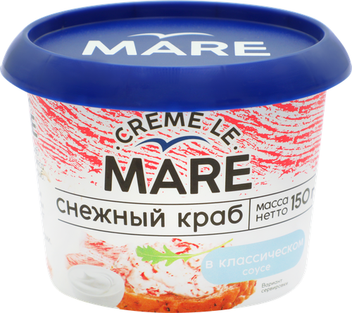 Снежный краб MARE в классическом соусе, 150г, вид