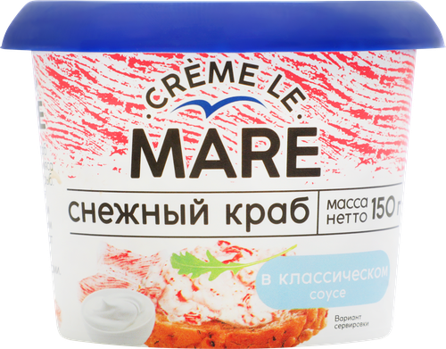 Снежный краб MARE в классическом соусе, 150г, фотография