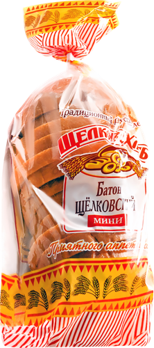 Батон ЩЕЛКОВОХЛЕБ Щелковский в нарезке, 200г, изображение