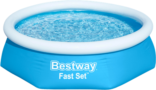 Бассейн надувной BESTWAY Fast Set 1880л 244х61см, Арт. 57448, фотография