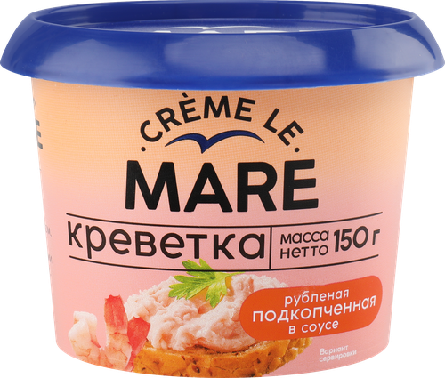 Креветка подкопченная рубленая MARE в соусе, 150г, изображение