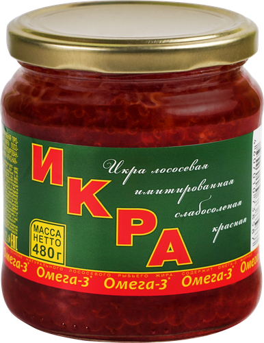 Икра красная имитированная БАЛТИЙСКИЙ БЕРЕГ, 480г, фото