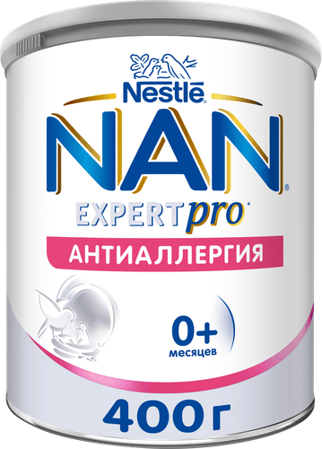 Смесь детская NAN Антиаллергия, с рождения, 400г, фотография