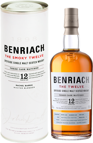 Виски BENRIACH Twelve Шотландский солодовый 12 лет 46%, п/у, 0.7л