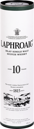 Виски LAPHROAIG Шотландский односолодовый 10 лет 40%, п/у, 0.7л, вид