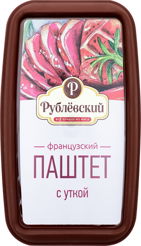 Паштет РУБЛЁВСКИЙ Французский с уткой, 175г, фото