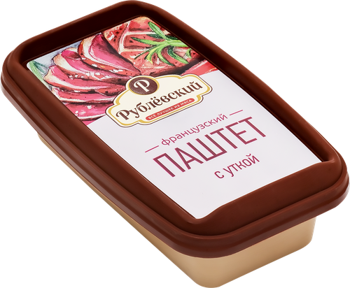 Паштет РУБЛЁВСКИЙ Французский с уткой, 175г, изображение