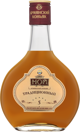 Коньяк НОЙ Традиционный ординарный 5 лет 40%, 0.25л, крупный план