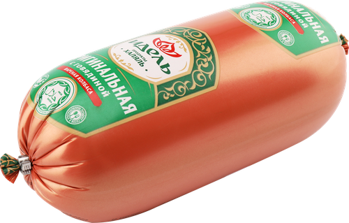 Колбаса вареная ИДЕЛЬ Оригинальная с говядиной, 1кг, изображение