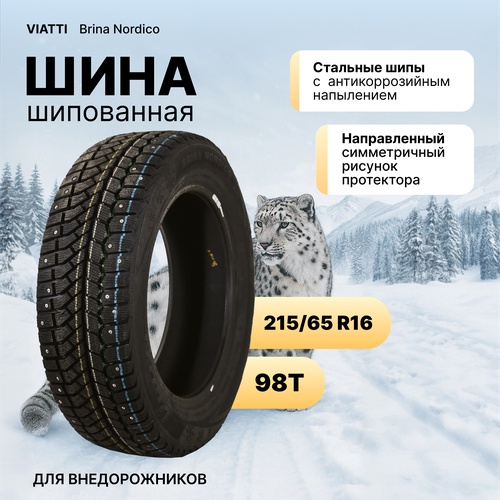 Шина зимняя VIATTI Bosco Nordico 215/65R16 98T, детальное фото