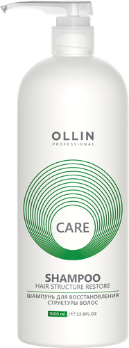 Шампунь OLLIN Care для восстановление структуры волос, 1л, картинка