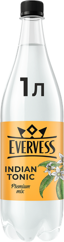 Напиток EVERVESS Индиан тоник сильногазированный, 1л, детальное фото