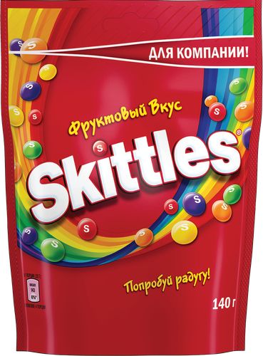 Драже SKITTLES Фрукты, 140г, фотография