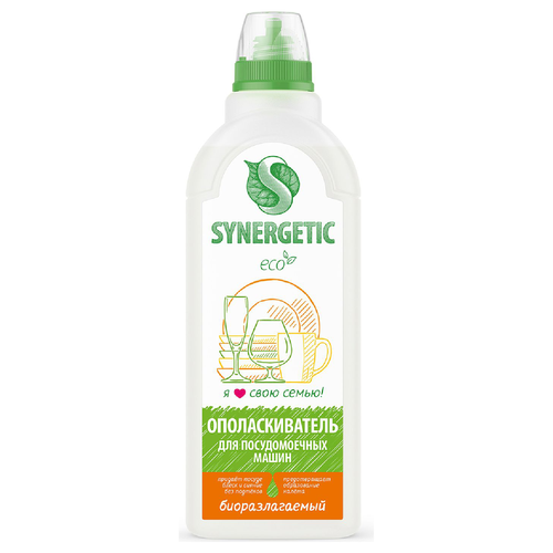 Ополаскиватель для посудомоечной машины SYNERGETIC, 0.75л, детальное фото