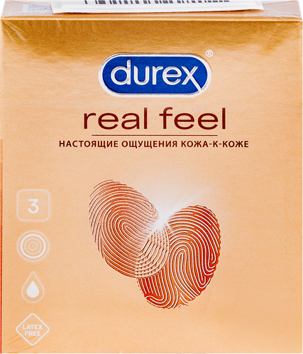 Презервативы DUREX Realfeel, 3шт, вид