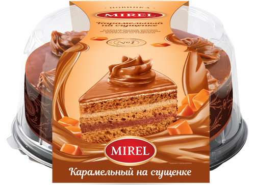 Торт MIREL Карамельный на сгущенке, 700г, фотография