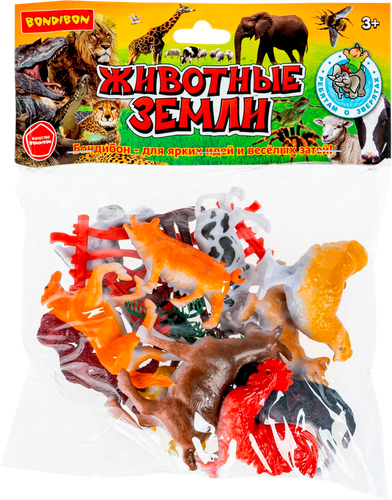 Набор игровой BONDIBON Животные, в ассортименте, Арт. BB6468-6472, крупный план
