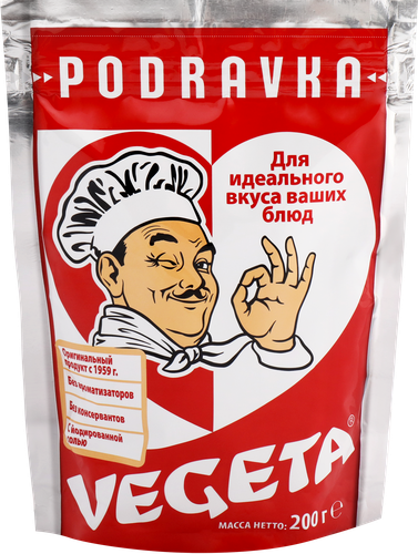Приправа VEGETA Универсальная, с овощами, 200г, детальное фото
