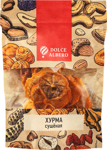 Хурма сушеная DOLCE ALBERO слайсы, 100г, вид