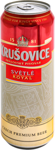 Пиво светлое KRUSOVICE пастеризованное 4,2%, 0.43л, фотография