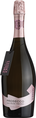 Вино игристое BEDIN Millesimato Prosecco Rose Тревизо розовое брют, 0.75л, картинка