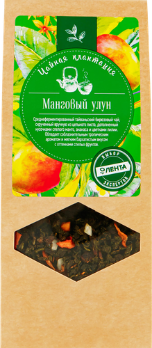 Чай зеленый ЧАЙНАЯ ПЛАНТАЦИЯ Улун манговый, листовой, 100г, фотография
