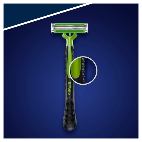 Станки одноразовые для бритья GILLETTE Blue 3 Simple Sensitive, 4шт, вид
