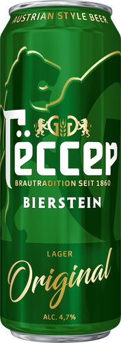 Пиво светлое GOSSER пастеризованное 4,7%, 0.43л, изображение