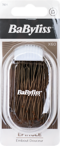 Шпильки для волос BABYLISS PARIS черные, Арт. BS794605, 60шт, картинка