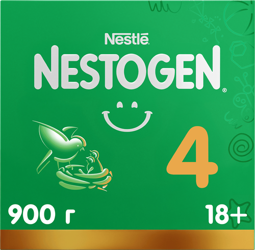 Молочко детское NESTOGEN 4, с 18 месяцев, 900г, вид