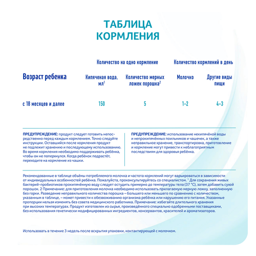 Молочко детское NAN 4 OptiPro, с 18 месяцев, 1050г, детальное фото