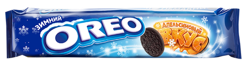Печенье OREO с какао и начинкой с апельсиновым вкусом, 95г, изображение