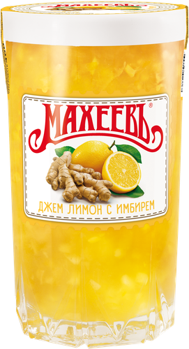 Джем МАХЕЕВЪ Лимон с имбирем, 400г, детальное фото