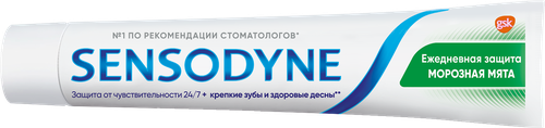 Зубная паста SENSODYNE Ежедневная защита Морозная Мята, 75мл, детальное фото