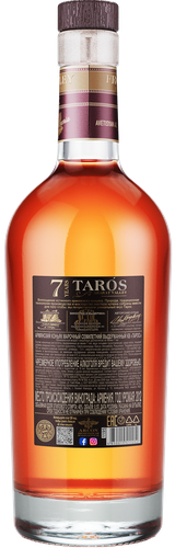 Коньяк TAROS Армянский марочный&nbsp;7 лет&nbsp;выдержанный&nbsp;КВ 40%, п/у, 0.5л, картинка