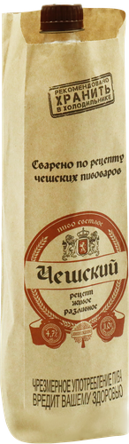 Пиво светлое ЧЕШСКИЙ РЕЦЕПТ живое разливное фильтрованное непастеризованное 4,7%, 1.42л, изображение