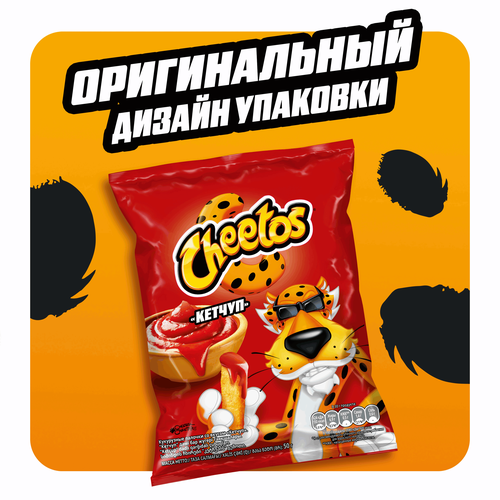 Снеки кукурузные CHEETOS/ЧИТОС Кетчуп, 50г, детальное фото