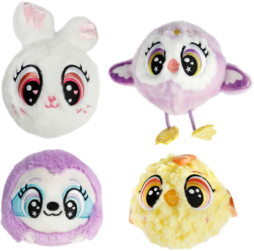 Игрушка плюшевая BOUNCIBLES Попрыгунчик, 8см, в ассортименте, фото