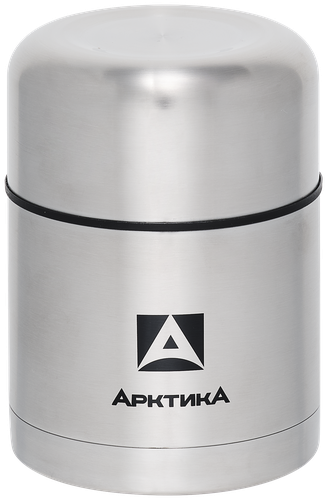 Термос вакуумный АРКТИКА 500мл, с широким горлом, серебристый, Арт. 301-500, изображение