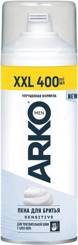 Пена для бритья ARKO Men Extra Sensitive, 400мл, детальное фото