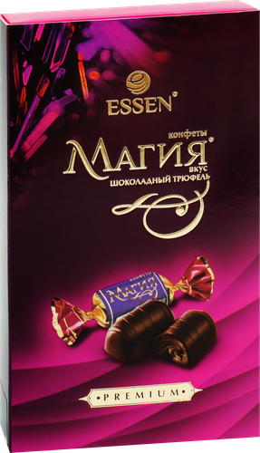 Конфеты ESSEN Магия со вкусом шоколадного трюфеля, 127г, детальное фото