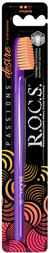 Зубная щетка R.O.C.S. Passions средняя жесткость, фотография
